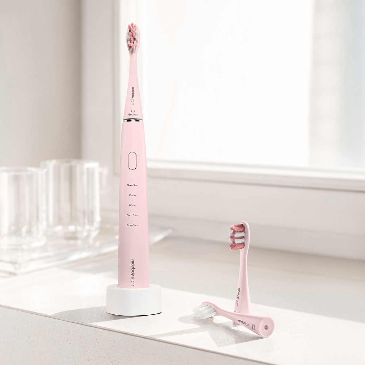 Niceboy ION Sonic Electric Toothbrush Pink Niceboy ION Sonic Electric Toothbrush Pink